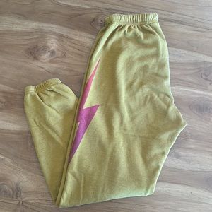 Aviator Nation bolt sweats in Honey